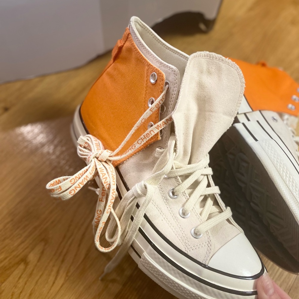 Converse Chuck 70 2-in-1 x Feng Chen Wang Persimmon Ivory 2020 Mens Sz 11 - Picture 3 of 6